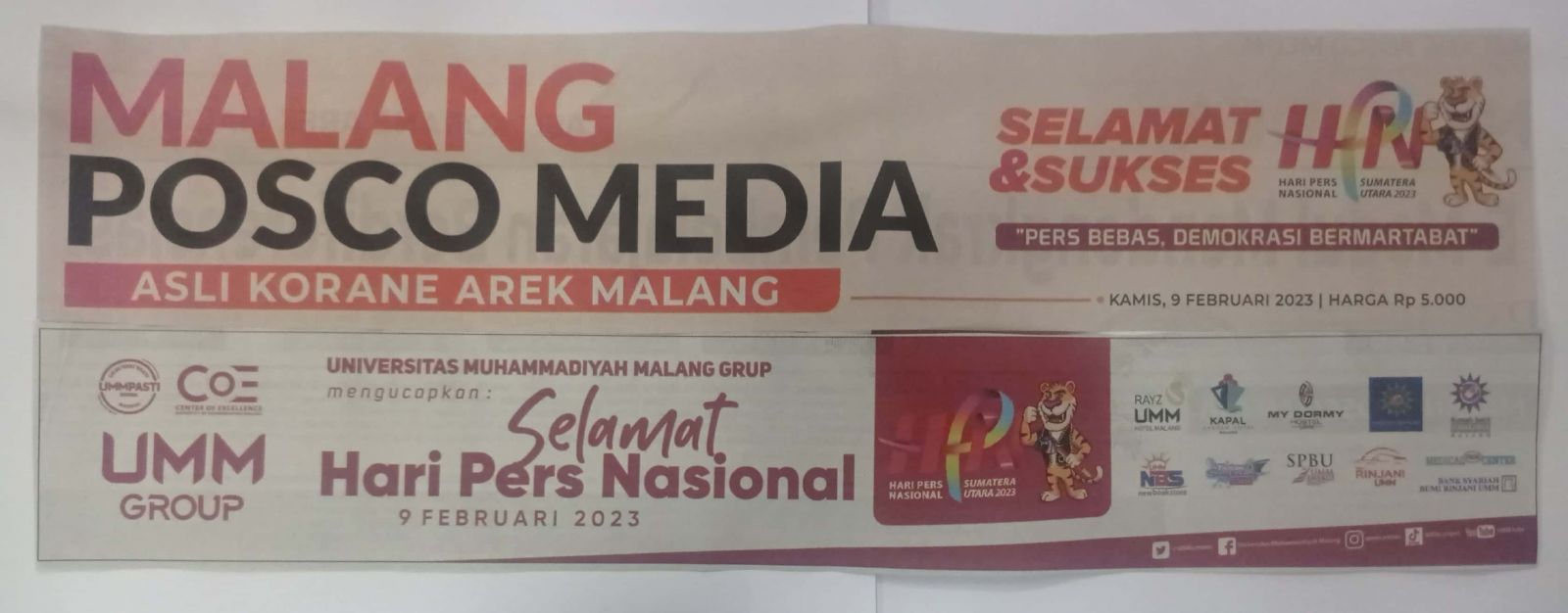 Selamat Hari Pers Nasional - Malang Posco Media - UMM Dalam Berita ...